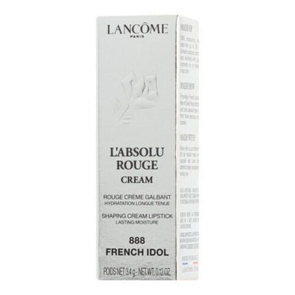 Lancome L'Absolu Rouge Cream Lipstick 888 French Idol 3.4g - Maison des fragrances