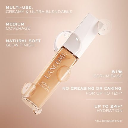 Lancôme Teint Idole Ultra Wear Care & Glow Serum Concealer Medium Buildable Coverage & Natural Glow Finish 0.43 Fl Oz - Maison des fragrances