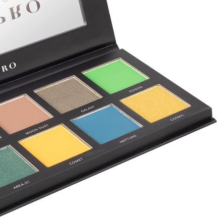 LaRoc Pro 10 Shade Eyeshadow Palette Colourful Eye Makeup Cosmetic Beauty High Pigmented Pressed Powder Colour Face Palette Long Lasting MUA - Intergalactic - Maison des fragrances