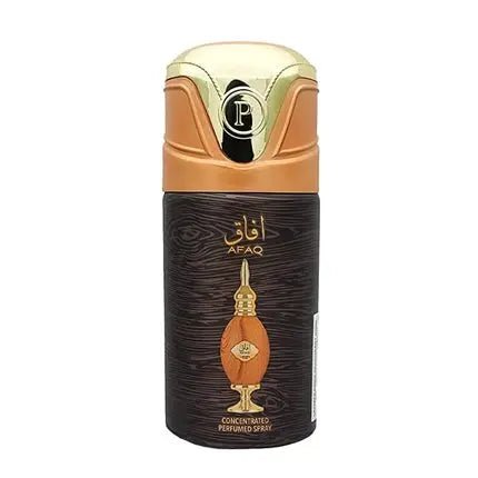 Lattafa Afaq Deodorant Body Spray Unisex 250ml Perfumed Long Lasting Refreshing Fragrance Scent Blended with Oud & Musk - Maison des fragrances
