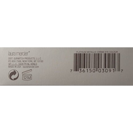 Laura Mercier Metallic Creme Eye Colour Platinum 8.5g 0.3oz Makeup - Maison des fragrances