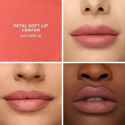 Laura Mercier Petal Soft Lipstick Crayon Amelie Coral Pink 0.06oz 1.6g - Maison des fragrances