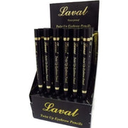 Laval Twist Up Retractable Kohl Eyeliner Pencil Black - Maison des fragrances
