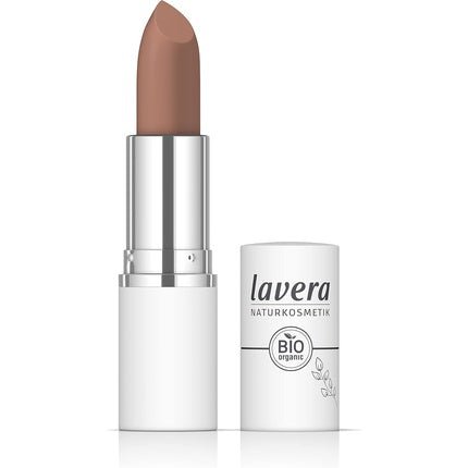 lavera Comfort Matt Lipstick Warm Wood 02 Intense Colour Matt Finish Comfortable Feel Up to 6 Hours Hold Vegan Natural Cosmetics 18.2g - Maison des fragrances