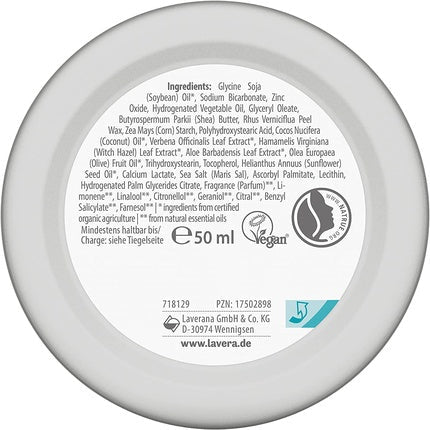 lavera Deo Creme Basis Sensitiv Natural & Sensitive with Organic Aloe Vera and Natural Minerals 50ml - Maison des fragrances