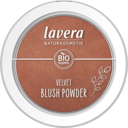 lavera Velvet Blush Powder Cashmere Brown 03 with Organic Almond Oil and Vitamin E Shimmering Velvety Texture 5g - Maison des fragrances