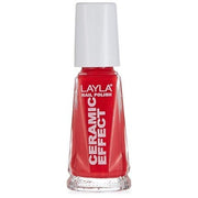 Layla Ceramic Effect Nail Polish Coral Bay 1.9 Ounce - Maison des fragrances