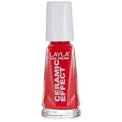 Layla Ceramic Effect Nail Polish Coral Bay 1.9 Ounce - Maison des fragrances