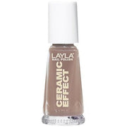 Layla Cosmetics 1243R23 - 020 Ceramic Effect Nail Polish Mocha 0.01l - Maison des fragrances