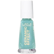 Layla Cosmetics 1243R23 - 024 Ceramic Effect Nail Polish Jade it All 10ml - Maison des fragrances