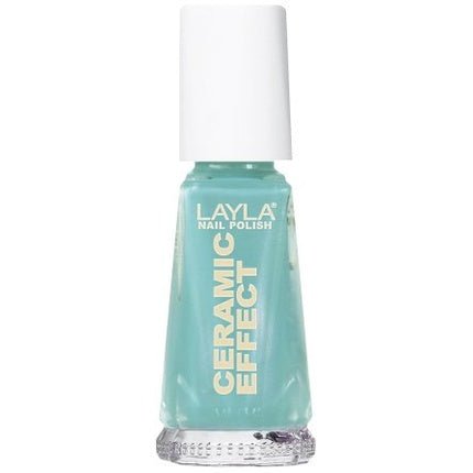 Layla Cosmetics 1243R23 - 024 Ceramic Effect Nail Polish Jade it All 10ml - Maison des fragrances