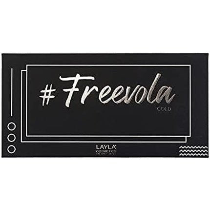 Layla Cosmetics Freevola Palette 12 Eyeshadows - 8 Matte, 3 Buttershine, 1 Butterspark - Maison des fragrances