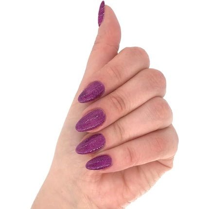 Layla Cosmetics Gel Nail Polish Colour Purple Glitter 0.01 Litre - Maison des fragrances