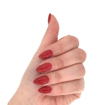 Layla Cosmetics Laylagel Polish Color Red Glitter 0.01L - Maison des fragrances
