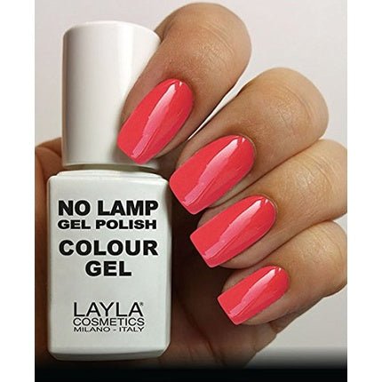 Layla Cosmetics Milano No Lamp Polish Colour Gel Rich Coral 10ml - Maison des fragrances