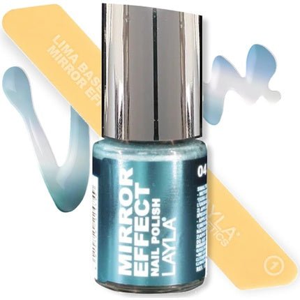 Layla Cosmetics Mirror Effect Nail Polish 04 Titanium Sky 10ml - Maison des fragrances