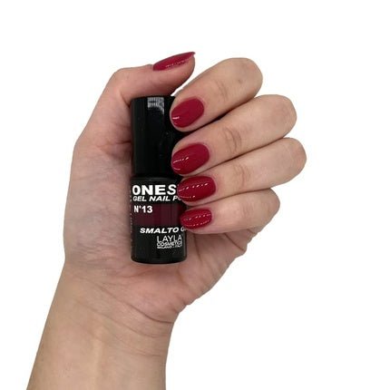Layla Cosmetics One Step Gel Nail Polish Black Cherry 0.005L - Maison des fragrances