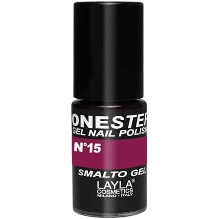 LAYLA COSMETICS One Step Gel Nail Polish Blueberry Number 15 Multicolour - Maison des fragrances