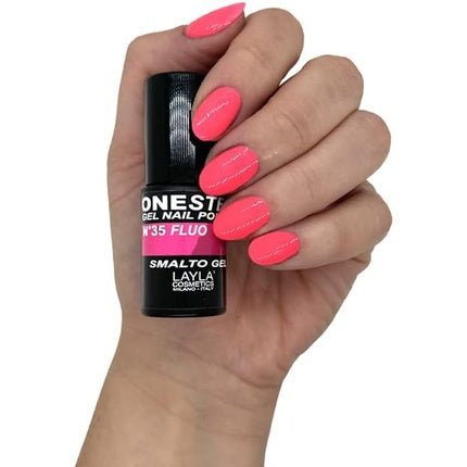 LAYLA COSMETICS One Step Gel Nail Polish Strike Fluo Number 35 - Maison des fragrances