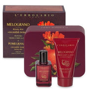 L'Erbolario Beauty Box Irresistible Details Elegant Tin Gift Box Limited Edition Contains 1 Pomegranate Scent 30ml + 1 Pomegranate Body and Hand Cream 75ml - Maison des fragrances