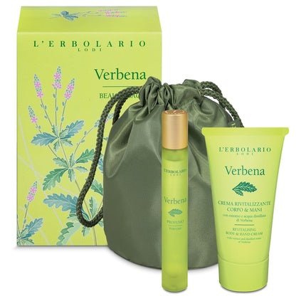 L'Erbolario Verbena Beauty Bag Perfume and Body & Hand Cream - Maison des fragrances