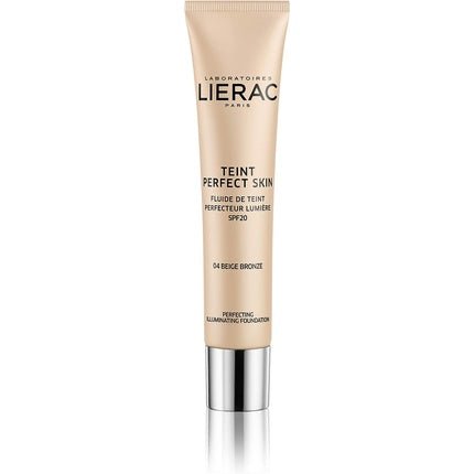 Lierac Teint Perfect Skin Perfecting Illuminating Foundation SPF20 30ml - 04 Tanned Beige - Maison des fragrances