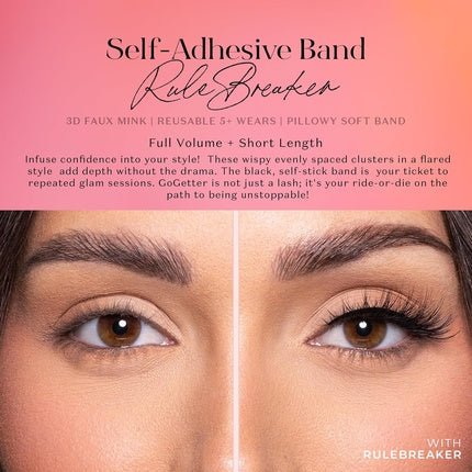 Lilly Lashes 3D Self Adhesive Eyelashes - No Lash Glue Needed - Maison des fragrances