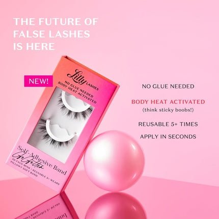 Lilly Lashes 3D Self Adhesive Eyelashes - No Lash Glue Needed - Maison des fragrances