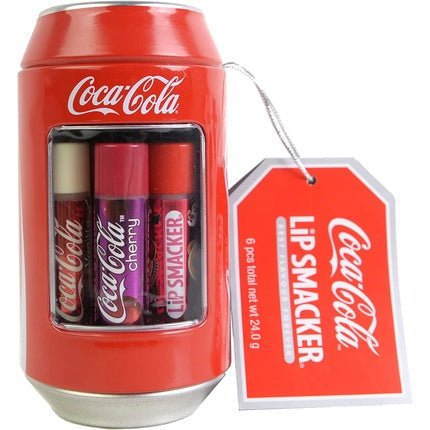 Lip Smacker Coca - Cola Can Collection Set of Lip Balms for Kids - Gift Pack of 6 - Maison des fragrances