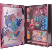 Lip Smacker Disney Princess Beauty Book Tin with Lipsticks, Lip Glosses, Shimmer Creams and Nail Polishes for Kids' Princess Look - Hair and Make - up Accessories Included - Maison des fragrances