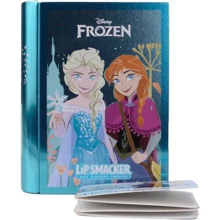 Lip Smacker Frozen Beauty Book Tin with Lipstick, Lip Balm, Shimmer Creams and Nail Polishes for Kids' Princess Look - Hair and Makeup Accessories Included - Maison des fragrances