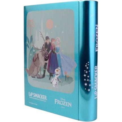 Lip Smacker Frozen Beauty Book Tin with Lipstick, Lip Balm, Shimmer Creams and Nail Polishes for Kids' Princess Look - Hair and Makeup Accessories Included - Maison des fragrances