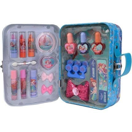 Lip Smacker Frozen Lunch Box Tin All - in - One Safe - to - Use Makeup Gift Set for Kids with Hair and Beauty Accessories - Princess Look - Maison des fragrances