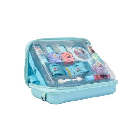 Lip Smacker Frozen Travel - Ready Beauty Case Makeup Set with Glitter Palettes Lipsticks and Nail Polish for the Perfect Princess Look Including Accessories - Maison des fragrances