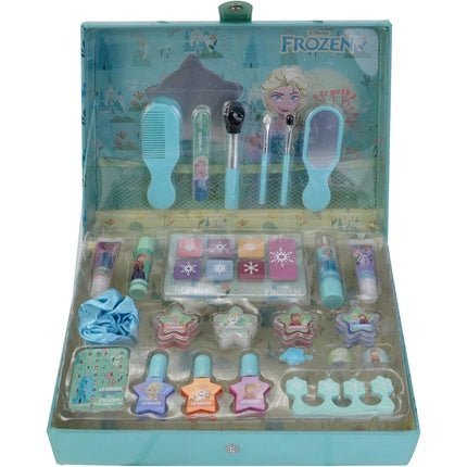Lip Smacker Frozen Weekender Case All - in - One Hard Tote Bag Beauty Essentials 20+ Pieces - Maison des fragrances