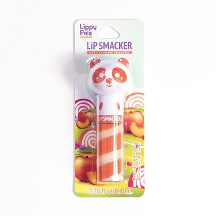 Lip Smacker Lippy Pals Gloss Panda Two - Tone Shimmer Lip Gloss for Kids with Peach Flavor - Girls Lip Care Panda/Peach Flavor - Maison des fragrances