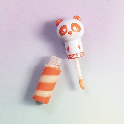 Lip Smacker Lippy Pals Gloss Panda Two - Tone Shimmer Lip Gloss for Kids with Peach Flavor - Girls Lip Care Panda/Peach Flavor - Maison des fragrances