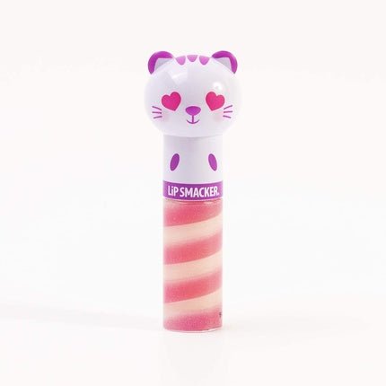 Lip Smacker Lippy Pals Nourishing Lip Gloss with Cat Head and Kiwi Flavor - Cat/Kiwi Flavor - Maison des fragrances