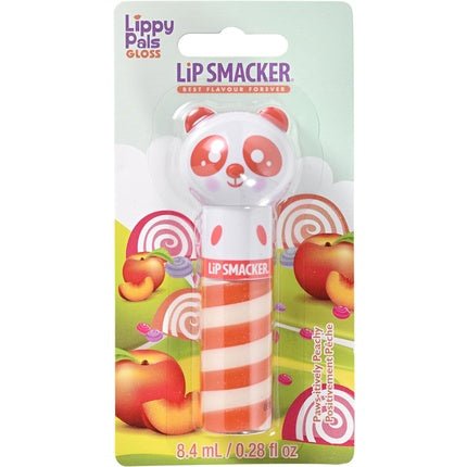 Lip Smacker Lippy Pals Panda Flavoured Lip Gloss for Kids Peach Flavour Paws - itively Peachy Gel - Maison des fragrances