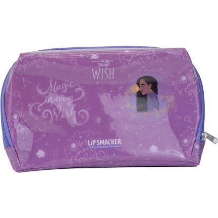 Lip Smacker Wish Essential Makeup Bag Disney Wish - Inspired Kids Make - up Bag with Lip Glosses Shimmer Creams Accessories and Applicators Disney Princess Gifts for Endless Creativity - Maison des fragrances
