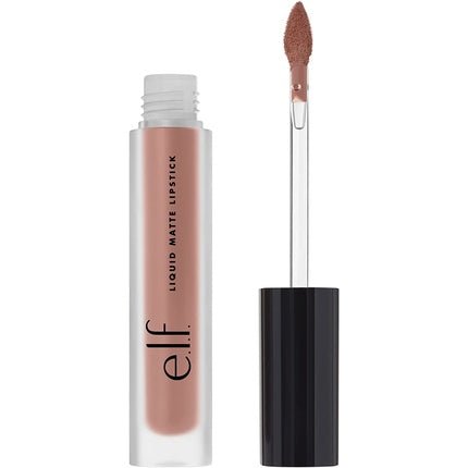 Liquid Matte Lipstick Long Lasting Quick - Drying Smudge - Proof Nourishes Conditions Moisturizes Praline Enriched with Vitamin E 3ml - Maison des fragrances