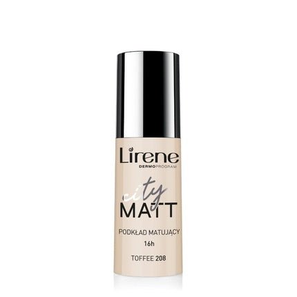 Lirene City Matt Mattifying And Smoothing Foundation For Face 208 Toffee 30ml - Maison des fragrances