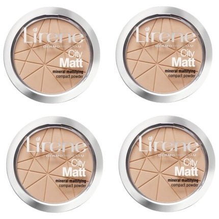 Lirene City Matt Mineral Mattifying Compact Powder - Beige 03, 9g - Maison des fragrances