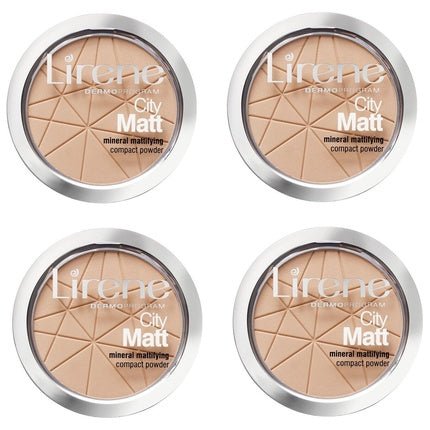 Lirene City Matt Mineral Mattifying Compact Powder - Beige 03, 9g - Maison des fragrances