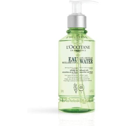 L'OCCITANE 3 - in - 1 Micellar Water 200ml - Makeup Remover Cleansing Moisturizing and Soothing Vegan Formula Luxury Face Care - Maison des fragrances