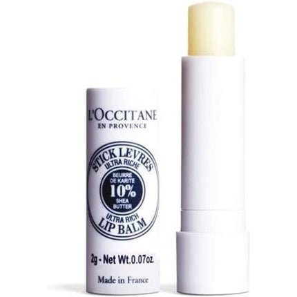 L'OCCITANE Natural Shea Butter Lip Balm 4.5g Ultra Rich 10% Shea Butter Softens and Repairs - Maison des fragrances