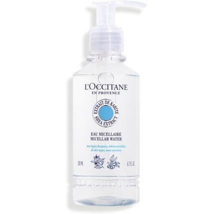 L'OCCITANE Shea Butter Micellar Water 200ml Enriched with Shea Butter Vegan & 99% Readily Biodegradable Luxury Clean Beauty Make Up Remover and Skin Cleanser for All Skin Types - Maison des fragrances