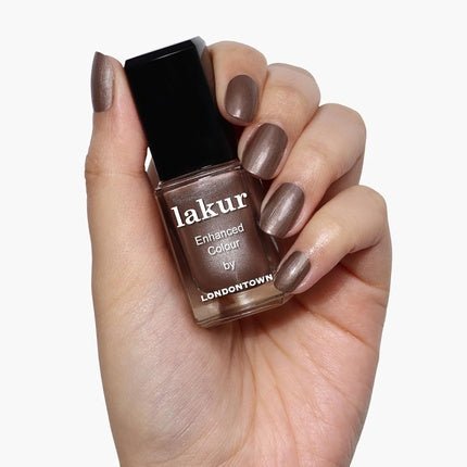 Londontown Antique Bronze Pearl Shimmery Nail Polish Nightcap Lakur Vegan - Maison des fragrances