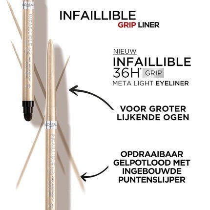 L'Oreal Infaillible Grip 36h Gel Automatic Liner Waterproof Eyeliner In Opalescent 5g - Maison des fragrances
