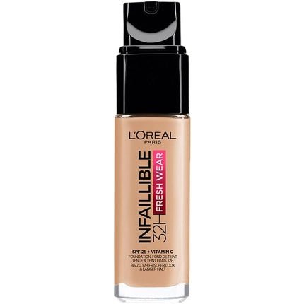 L'Oreal Infallible 32h Fresh Wear Foundation Long - Lasting Face Foundation 200 Natural Linen 30ml - Maison des fragrances